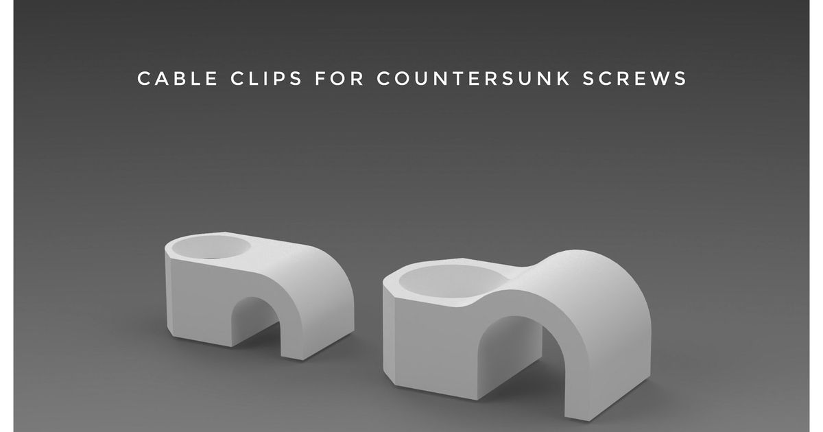 Cable Clip by Nordheim Download free STL model