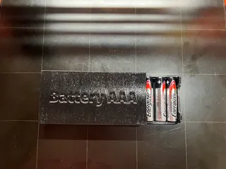 Battery AAA Box With Rail
