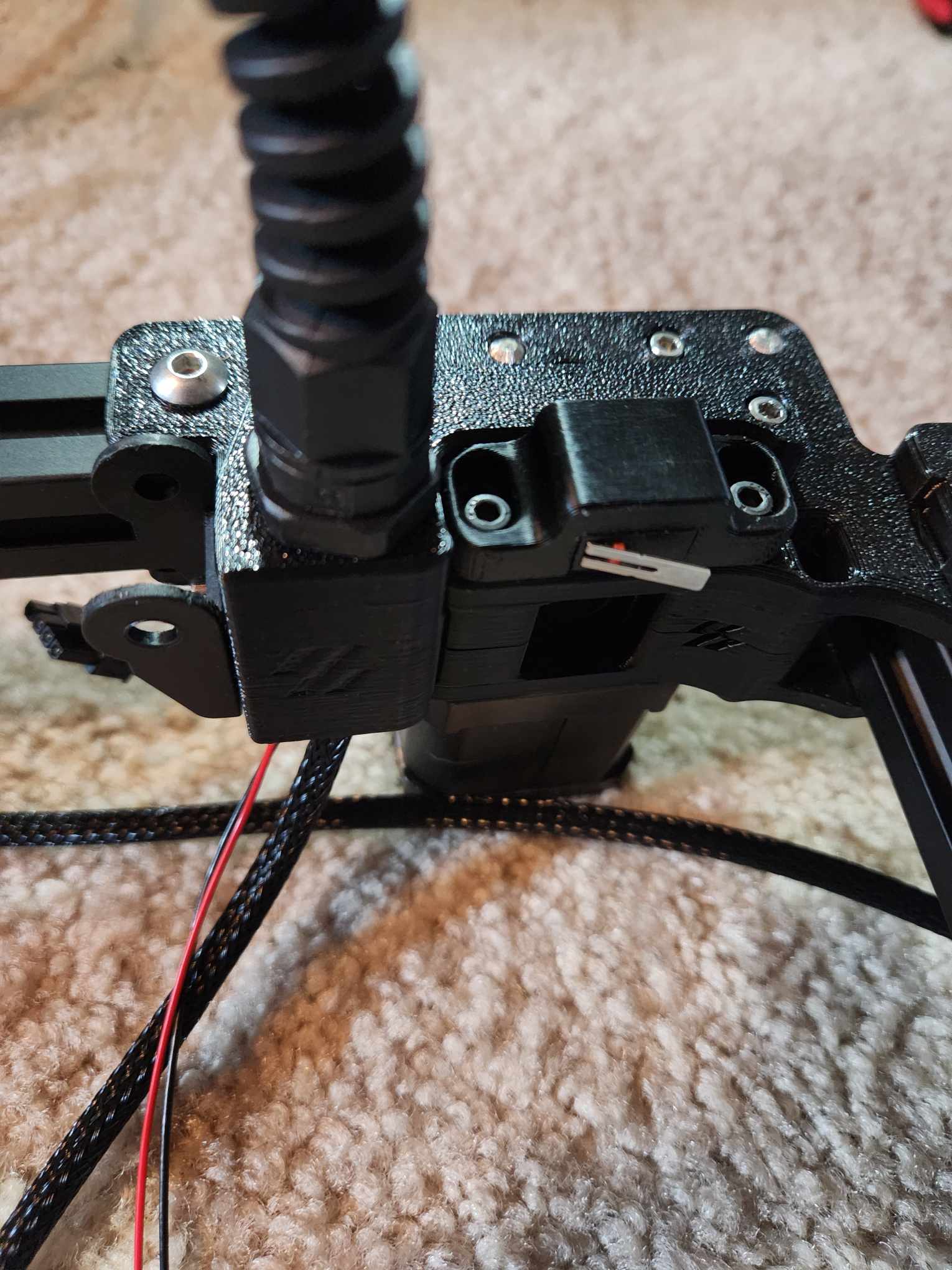 Voron 2.4 PG7 and Spring Steel Wire Mount with Endstop Wire Routing by ...