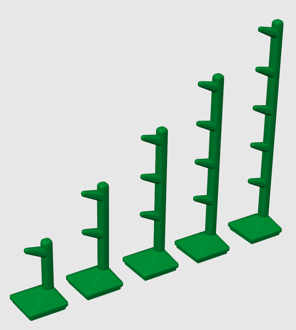 Ring holder/organizer - Gridfinity 1X1