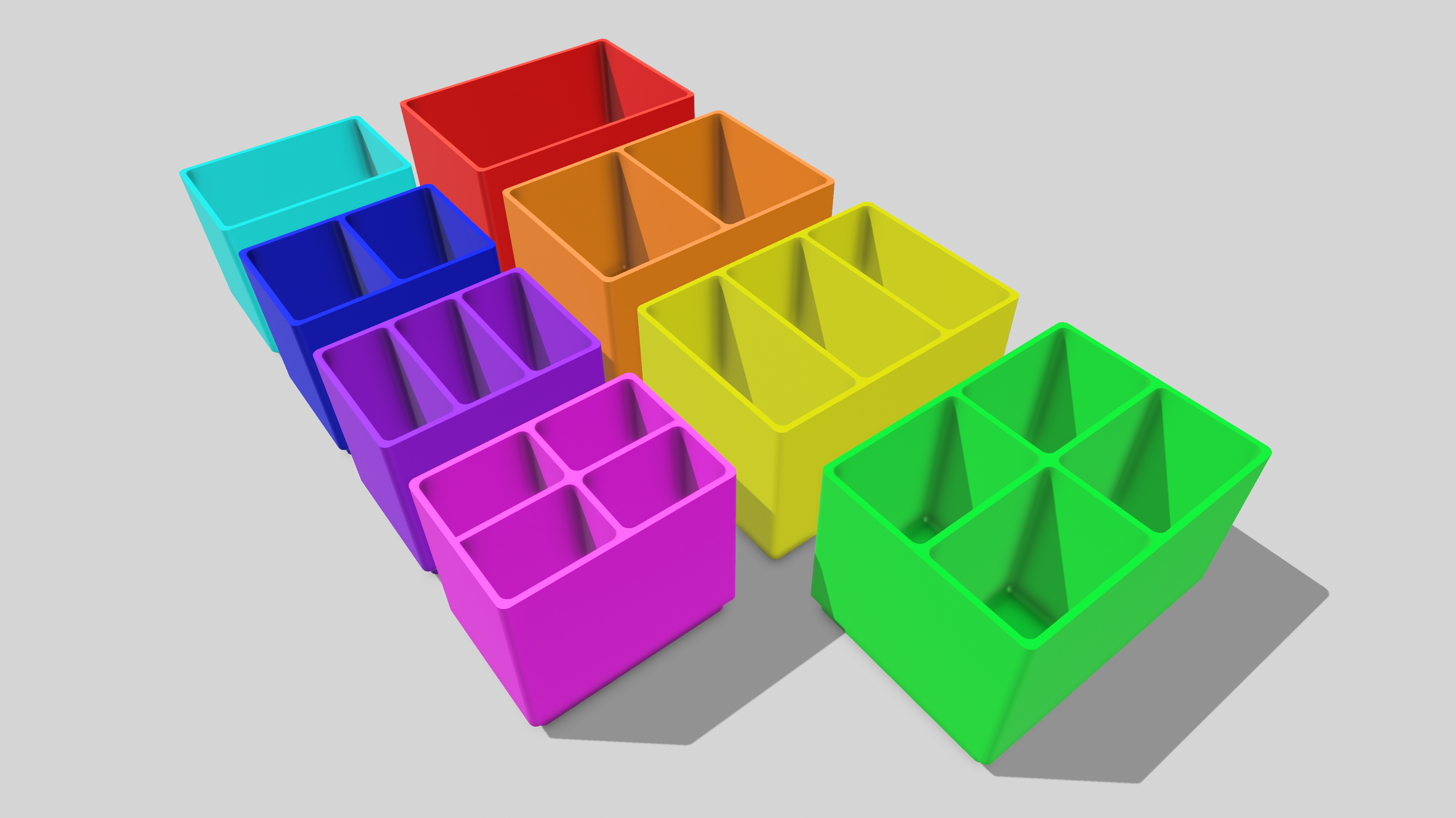 Raaco Compatible Inserts For Assorter 55 & 250 Series Cabinets & Handybox
