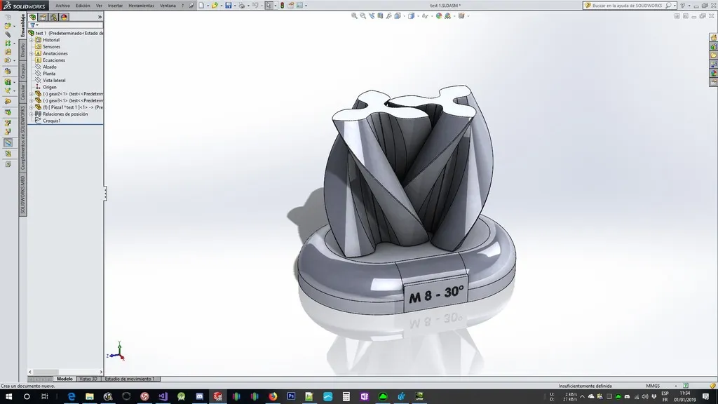 Gear 3 teeth by buho29 | Download free STL model | Printables.com