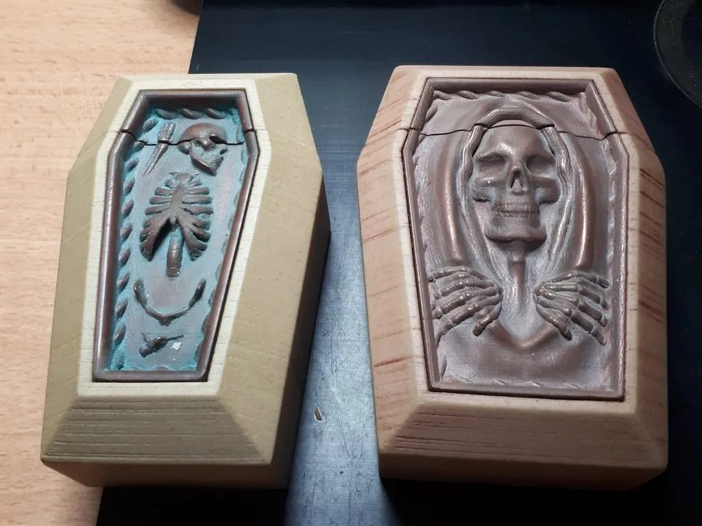 coffin cigarette case cigarette case coffin v2 by buho29 | Download free STL model
