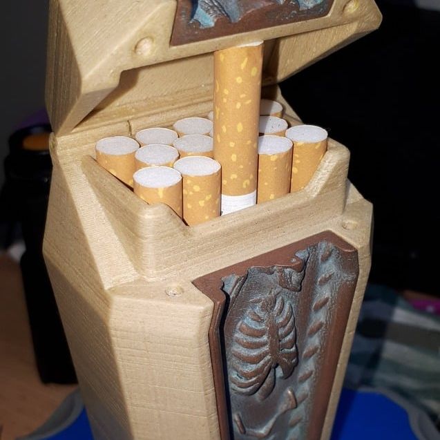 cigarette case coffin by buho29 | Download free STL model