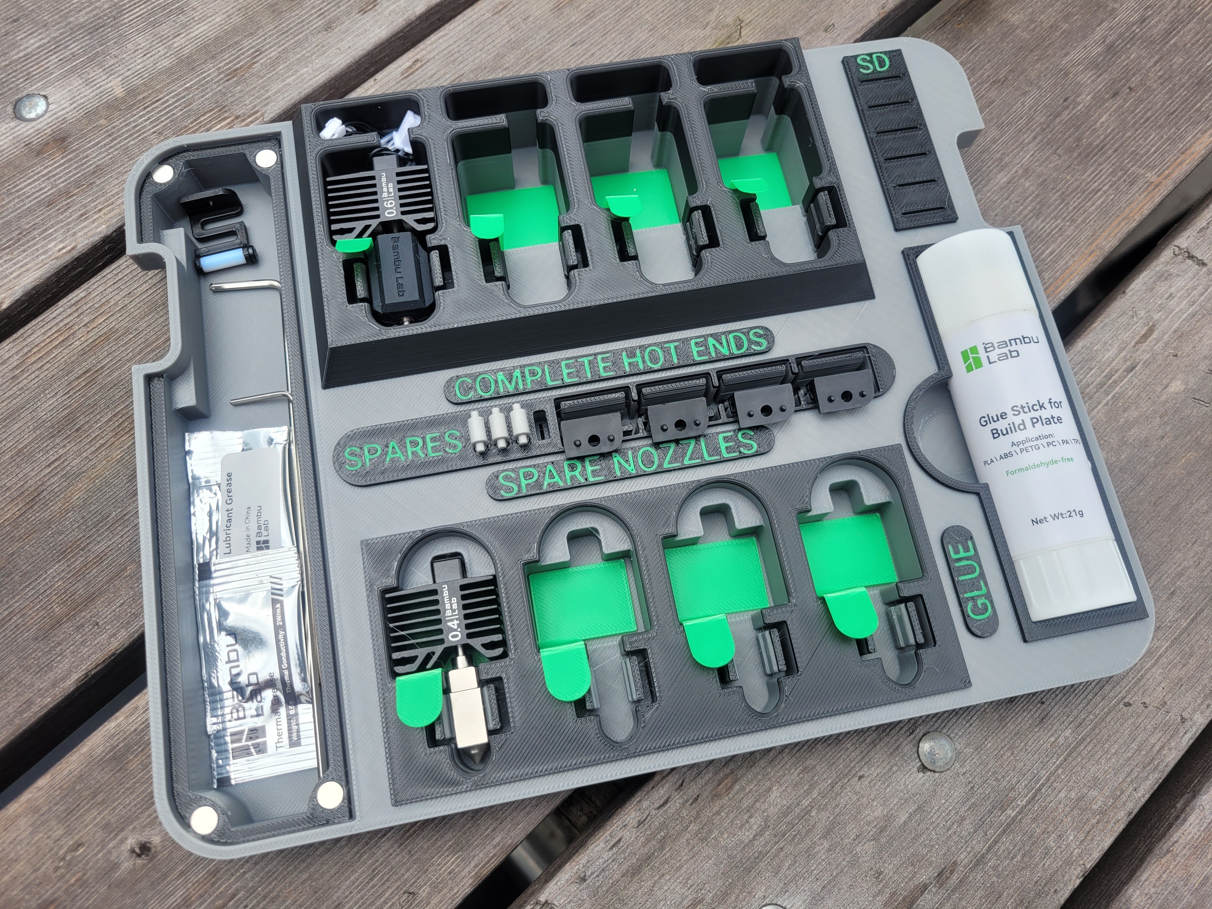 Miniatura 11 do modelo 3D Optimized Bambu Lab Accessory Storage Case