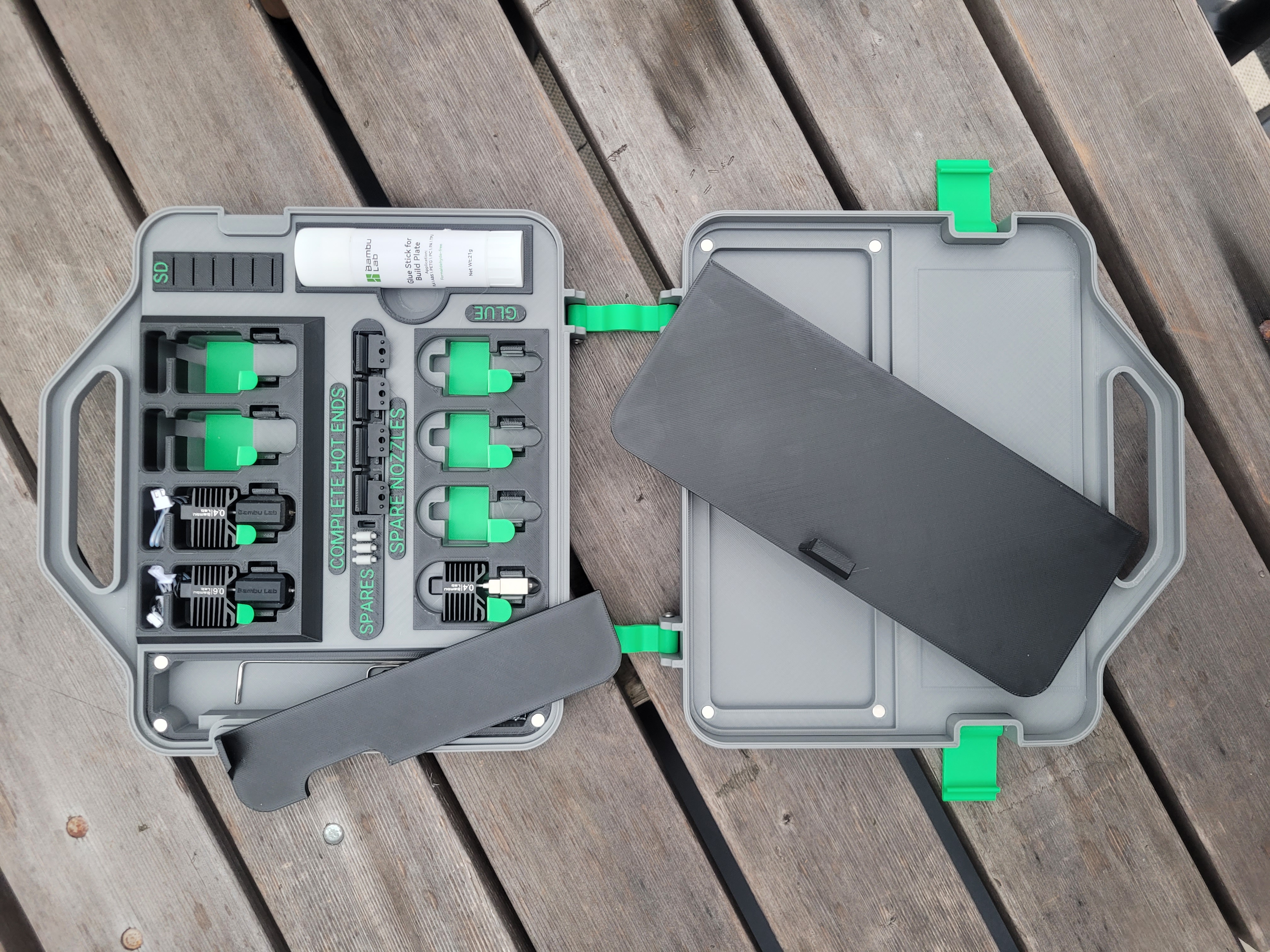 Miniatura 6 do modelo 3D Optimized Bambu Lab Accessory Storage Case