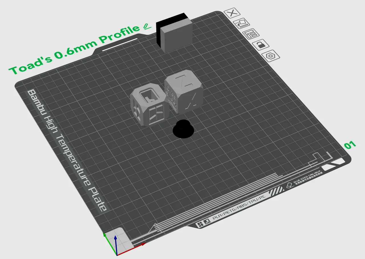 キューページ Bambu X1C Improved Printer and Material Profiles for 0.6mm Nozzles