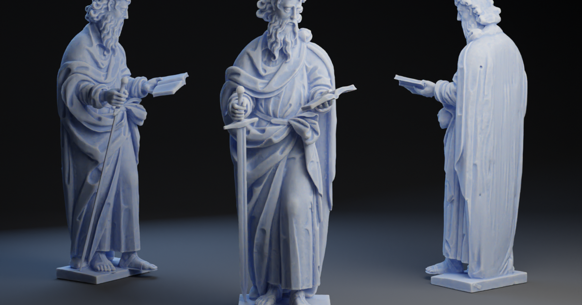 Saint Paul by Peter Farell | Download free STL model | Printables.com