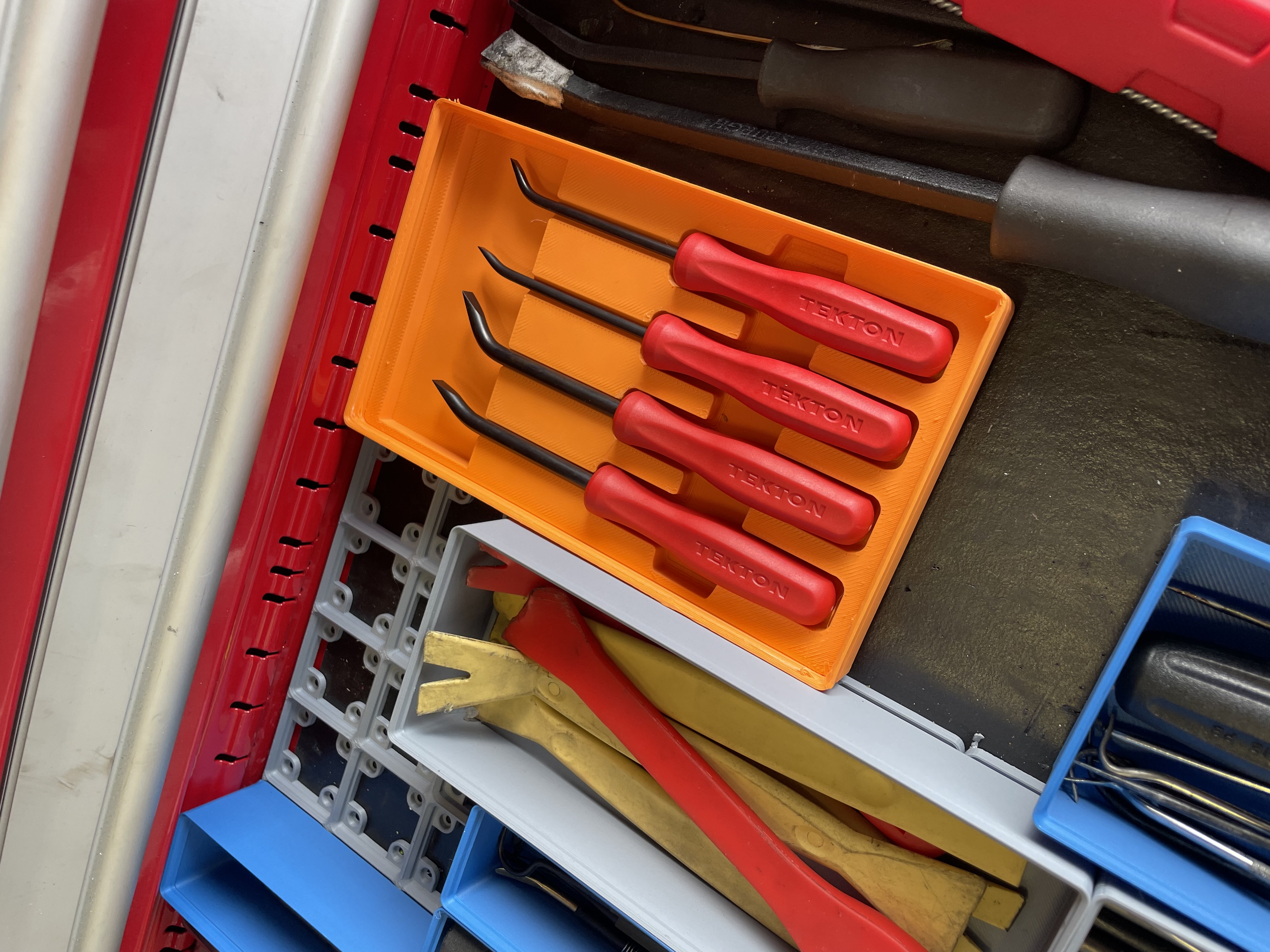 Tekton Mini Pry Bar Tray - Gridfinity