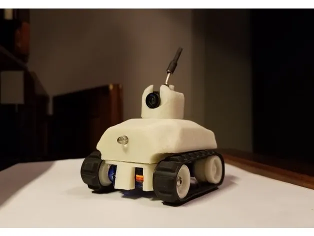 Tiny Servo Driven FPV RC Tank Tiny Trak von M Reynolds Kostenloses STL Modell herunterladen Printables
