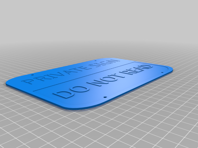 private sign do not read, now in 3 colors and 2 designs by zzzy ...