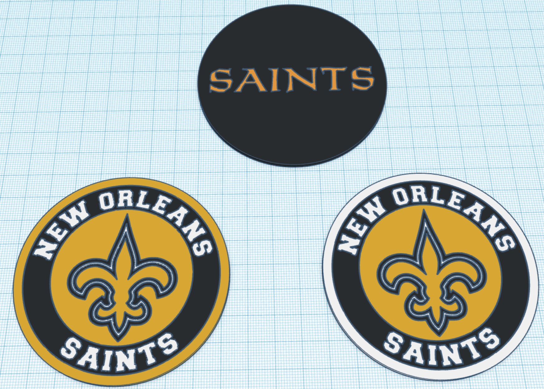 Saints coaster (multimateria)