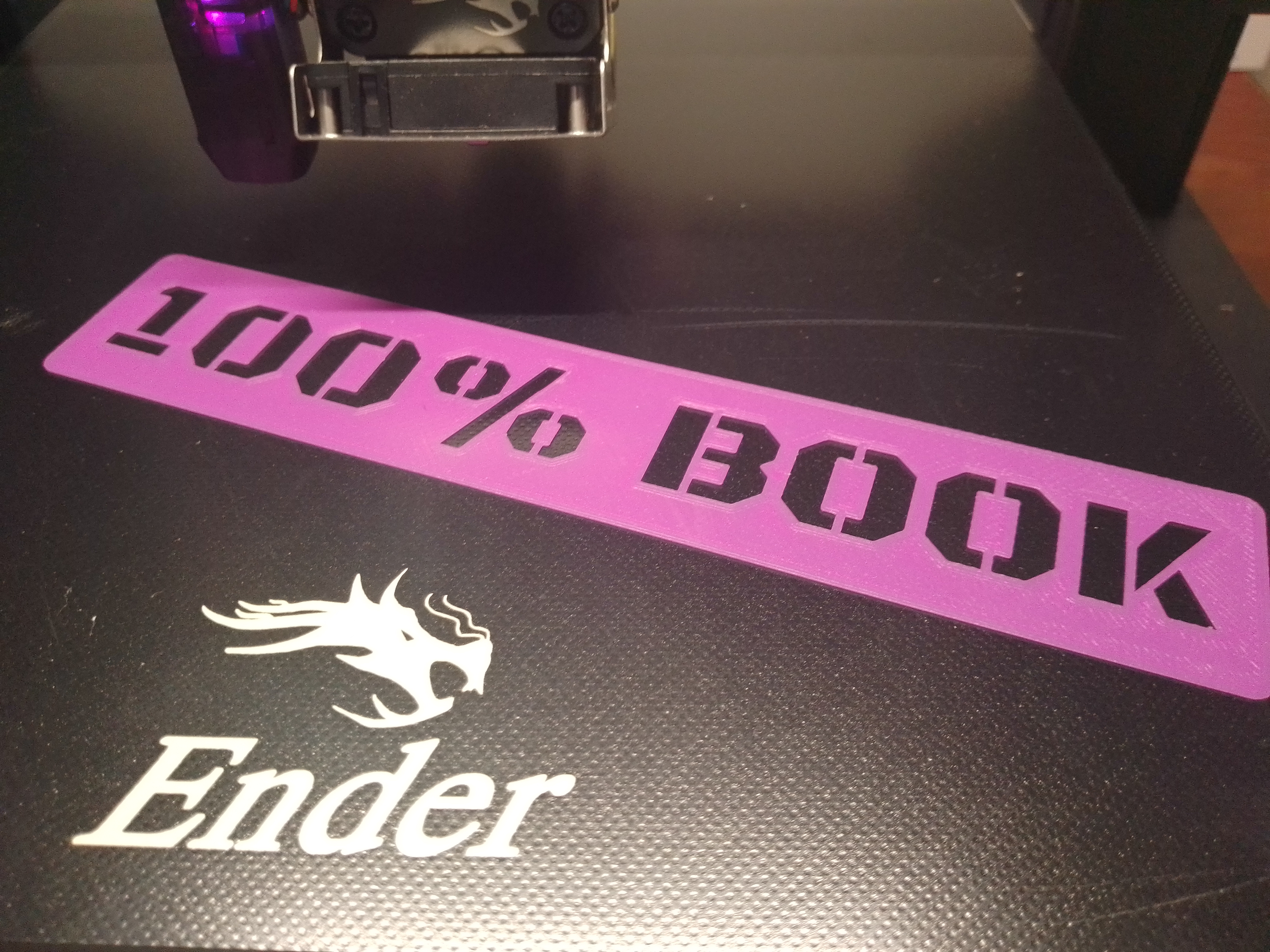 100% book bookmark