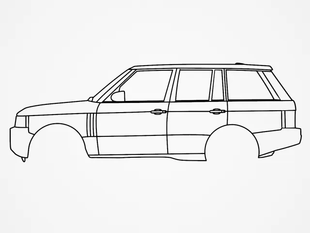 Range Rover L322 Silhouette Wall Art