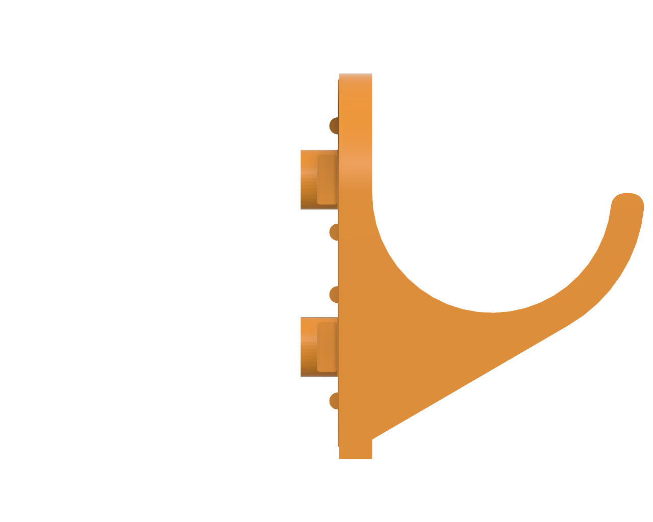 Hammer holder for Lidl Pegboard by Odysseos Download free STL model