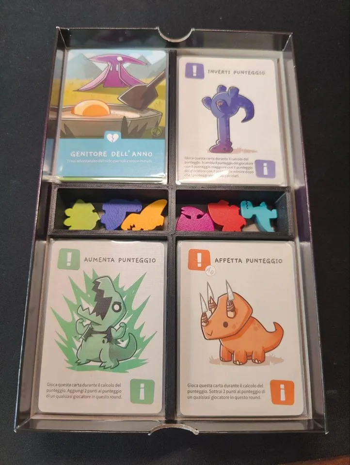 Happy Little Dinosaurs Card Holder for Base Game + 5-6 Player Expansion and  Sleeved Cards by OGPattison, Download free STL model