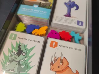 Happy Little Dinosaurs Card Holder for Base Game + 5-6 Player Expansion and  Sleeved Cards by OGPattison, Download free STL model