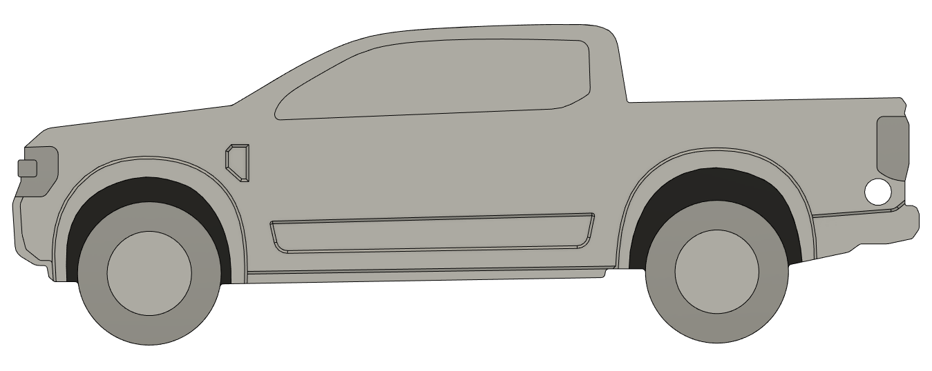 Ford Ranger 2023 Keychain