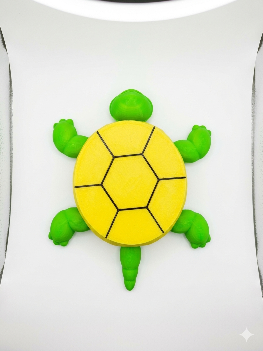 Miniatura 4 do modelo 3D Turtle Coaster with moving limbs