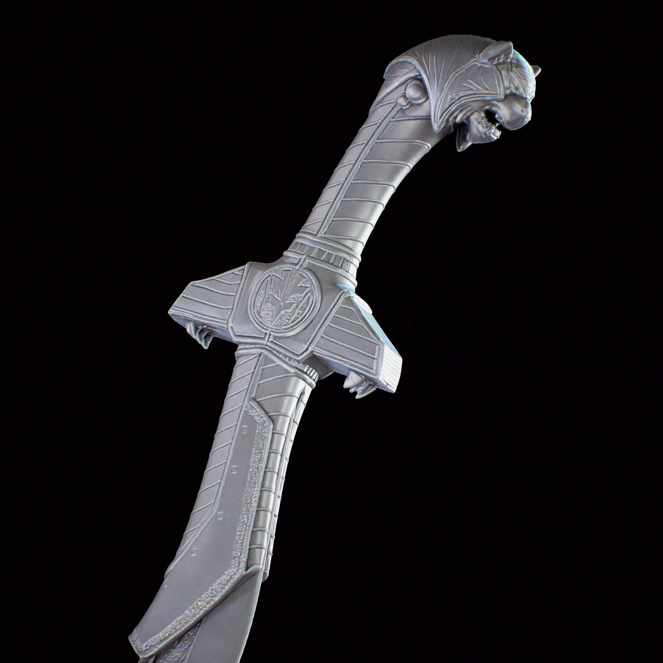 White Tiger Knife Power Ranger - Daga Cuchillo Tigre Blanco de Power Ranger Dino