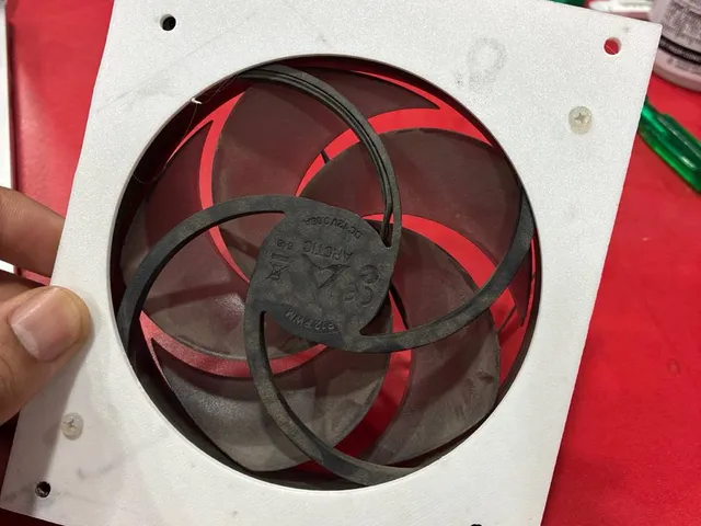 3u 120mm fan mount rack plate