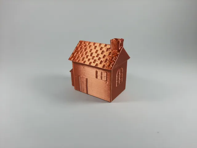 Miniature Double-Roofed House