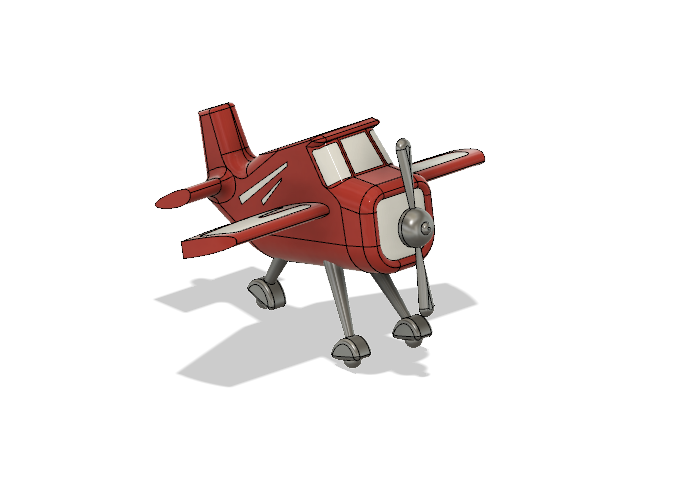 Candy Propeller Plane