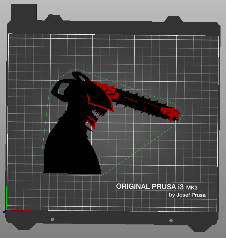 Chainsawman Plaque Sillouette