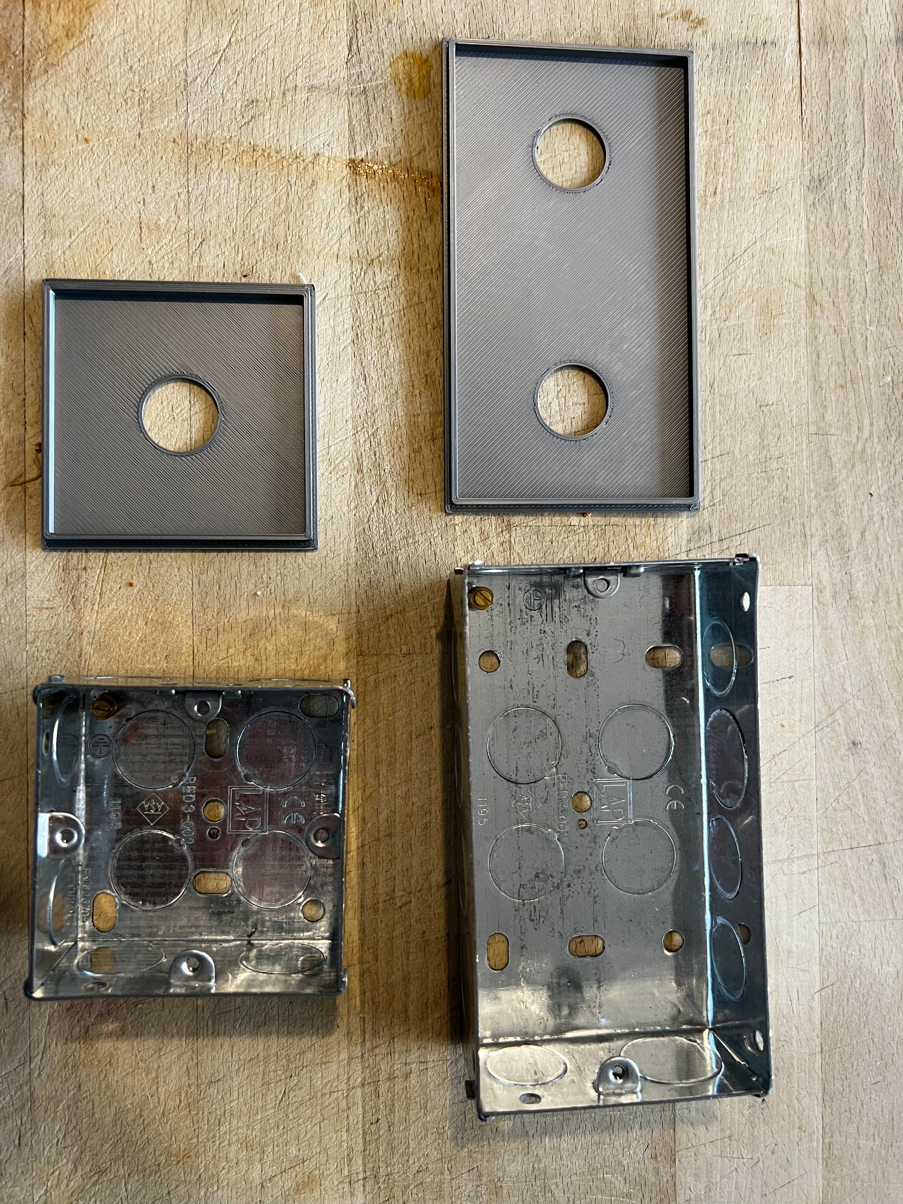 UK Back Box Blanking Plates