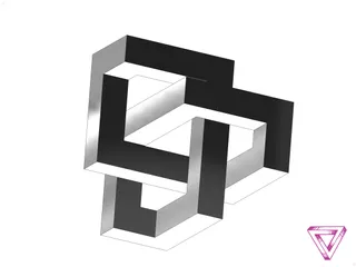 Volkswagen Logo by V3Design, Download free STL model