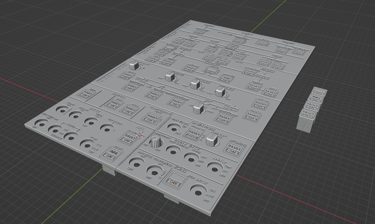 a320 Overheadpanel