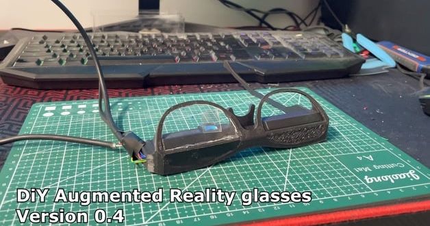 DiY Augmented Reality Glasses V 0 4 by Mañolo Download free STL model DiY Augmented Reality Glasses V 0 4 by Mañolo Download free STL model