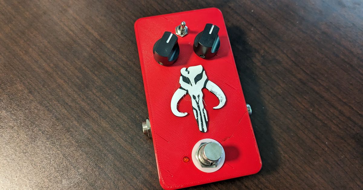 Guitar Pedal Enclosure V3.0 by drofmij Download free STL model