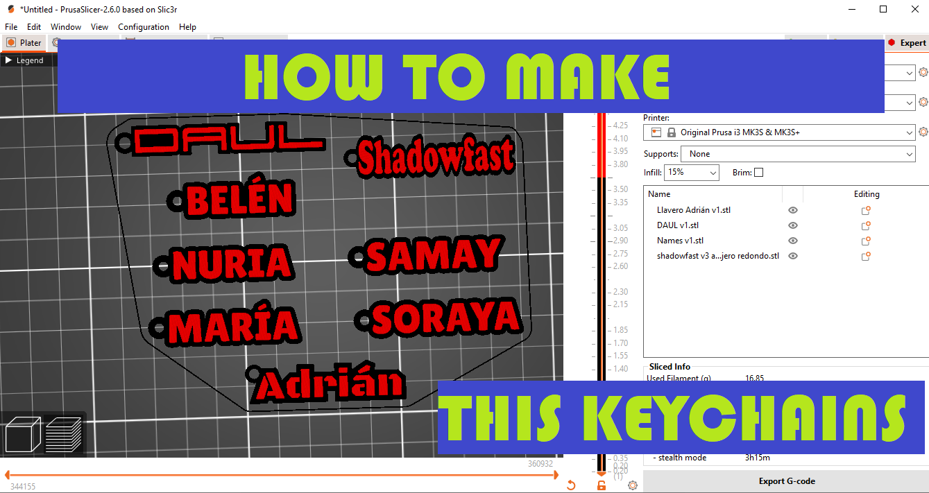 How to make a keychain by Siimoon | Download free STL model ...