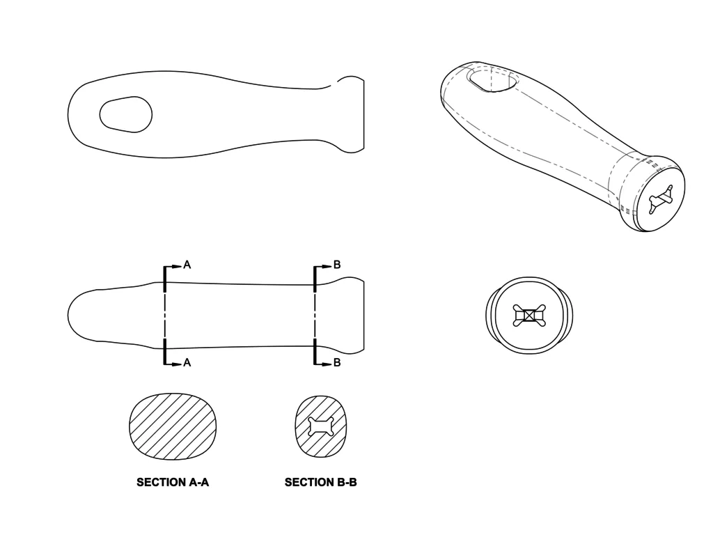 Ergonomic File Handle for Nicholson Files by PvtDBJackson | Download ...