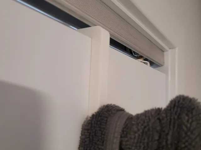 Sliding Closet Door Towel Hanger