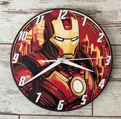 Iron Man Clock (Filament Painting)