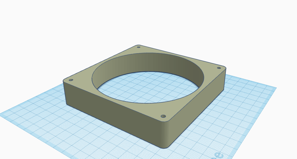 120mm fan spacer blocks 25mm depth by Dan T | Download free STL model ...