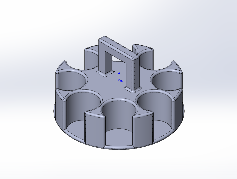 Poker Chip Holder by Bounty Printer Download free STL model
