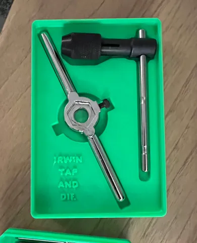 Gridfinity Irwin Tap and Die Holder