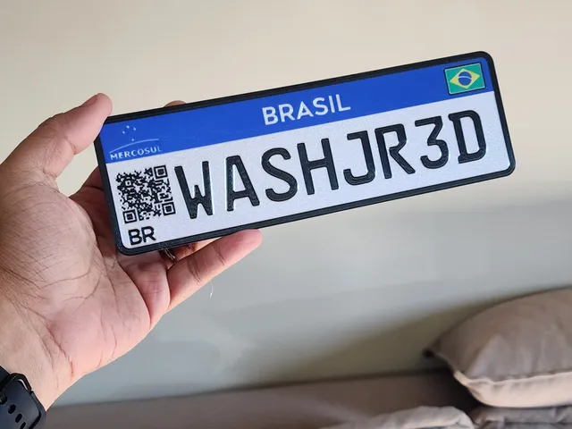 Base Plate Brasil Mercosul Style
