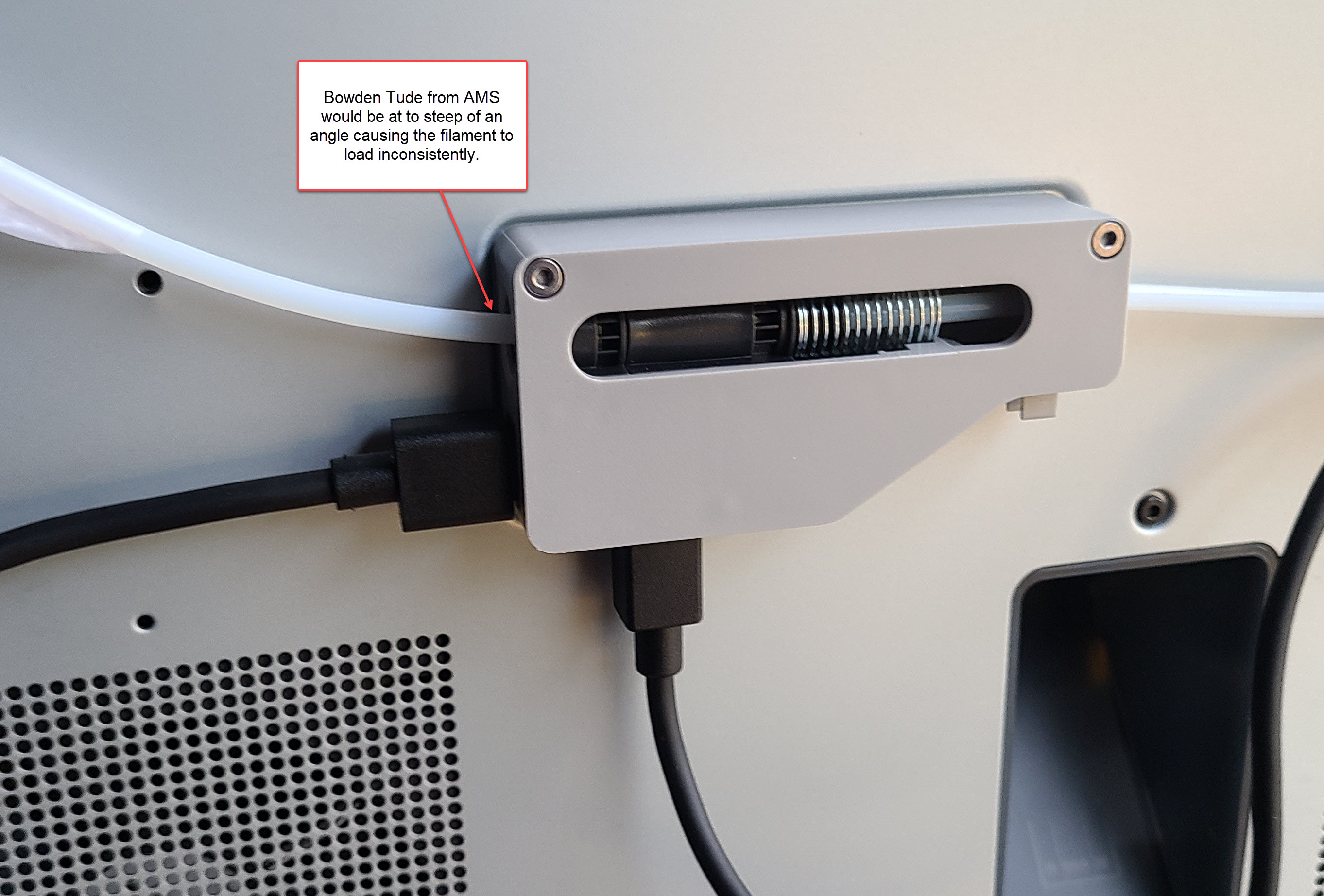 Filament Buffer Guide and Release Button - Bambu Lab — miniatura 5