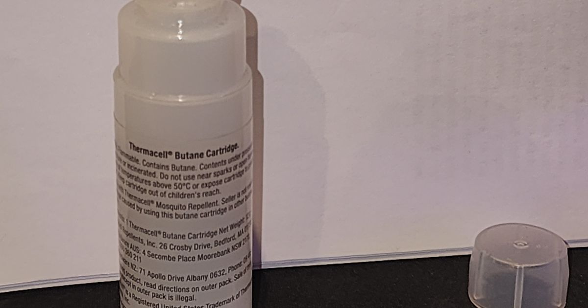 Thermacell Butane Adapter by Mike Download free STL model