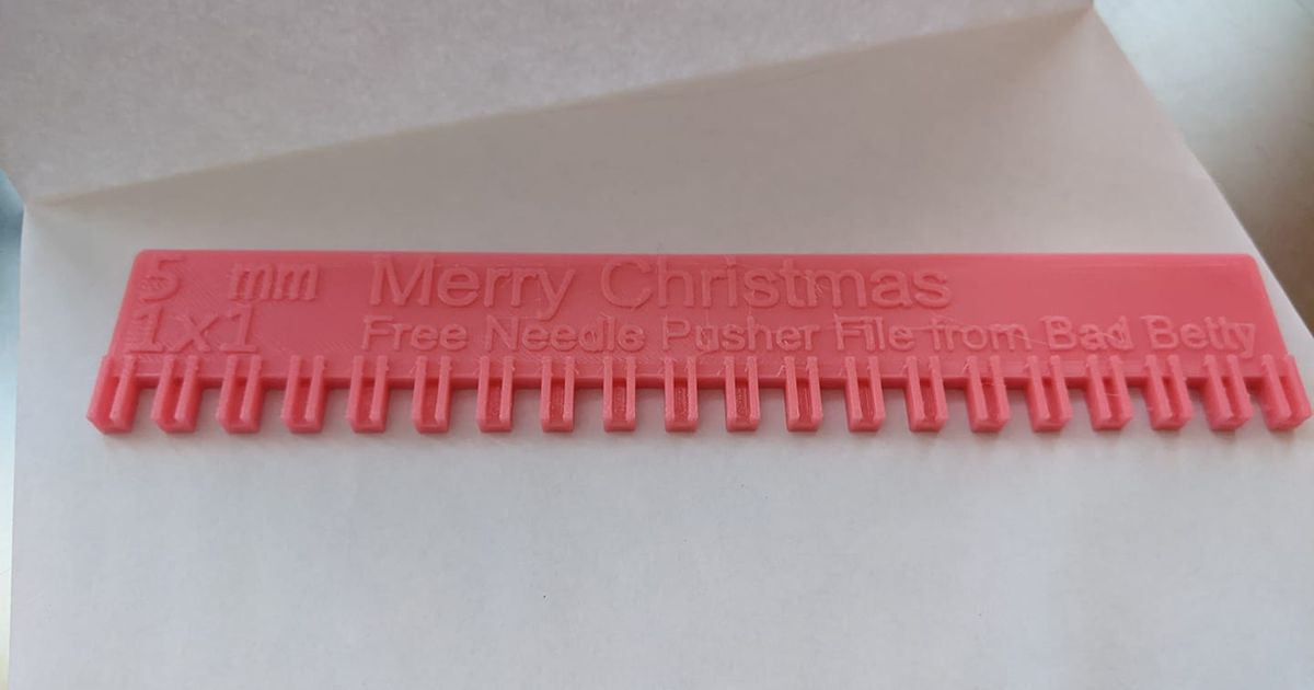 5 mm Knitting Machine Needle Selector by Daria Download free STL