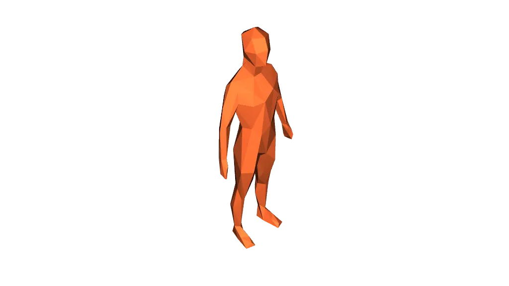 Human (low poly) by kh4rj0 | Download free STL model | Printables.com
