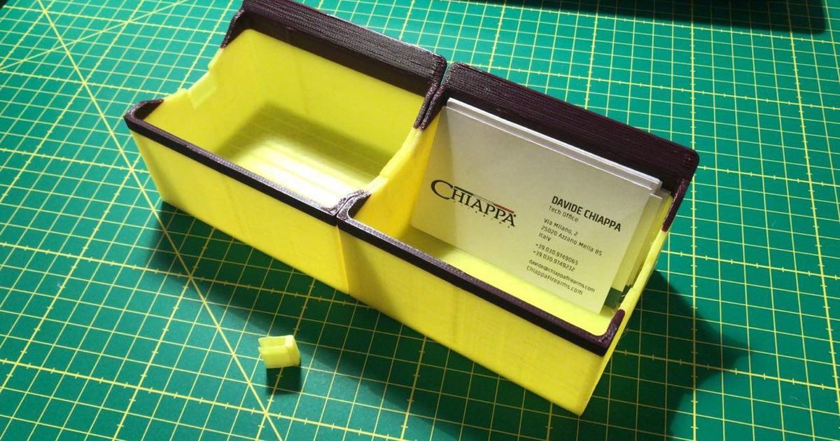 Business Cards Drawer Organizer by d_chiappa | Download free STL model