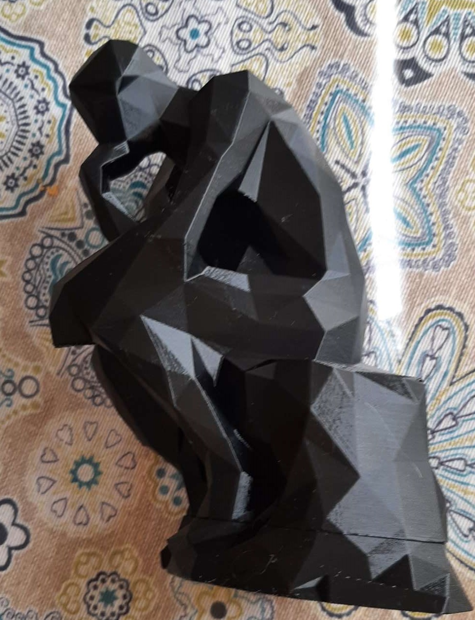 Miniatura 7 do modelo 3D Low Poly The Thinker