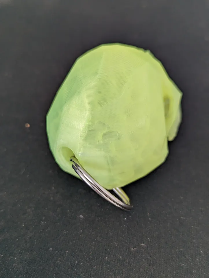 Skull low poly pendant - keyring FAST PRINT by Z3Dart&tech | Download ...
