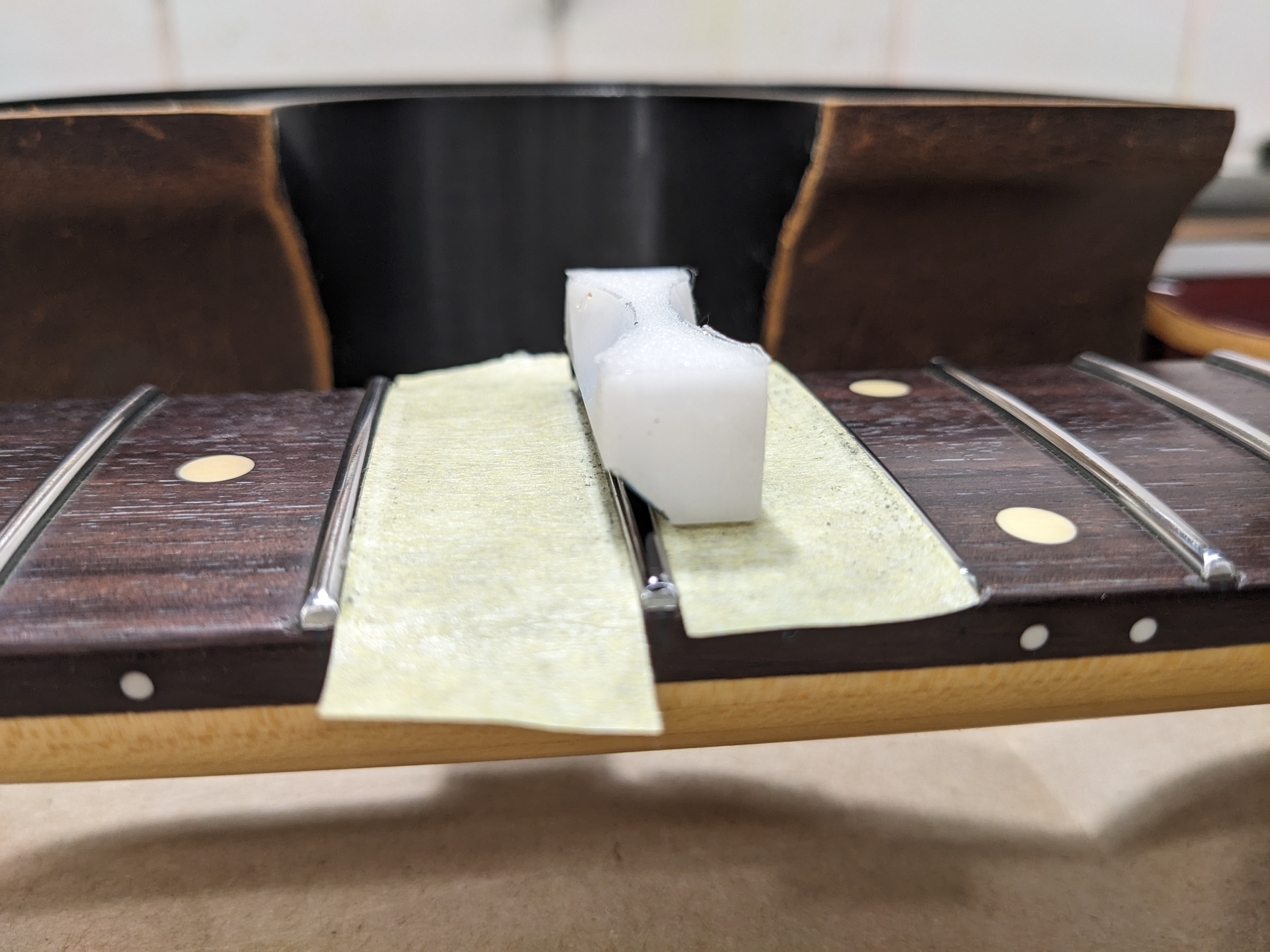 Guitar Fret Crowning Block