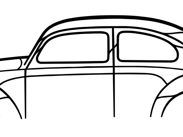 VW Käfer/Beetle Silhouette Wall Art